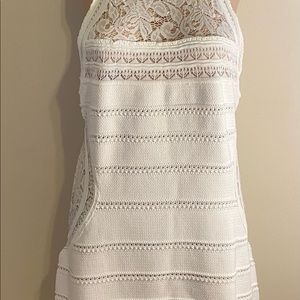 White Summer sleeveless dress